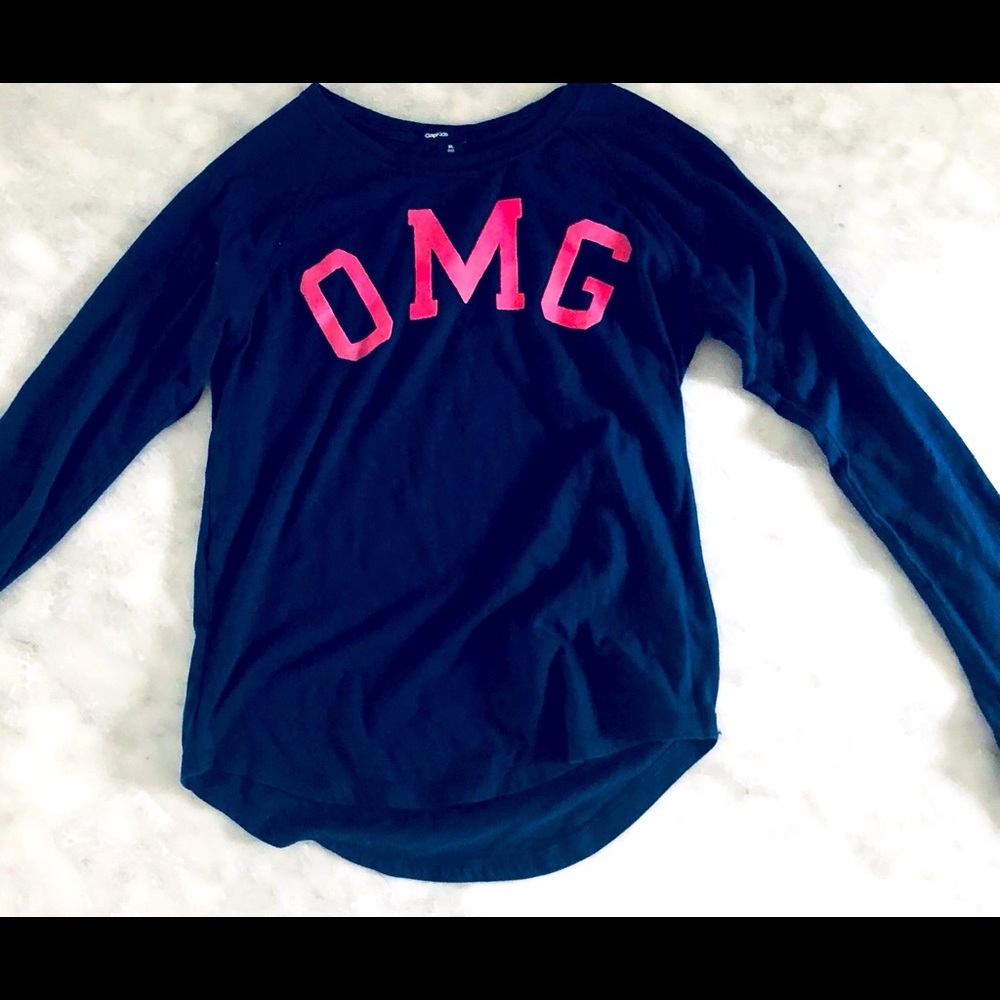 Gap Kids “OMG” long sleeve shirt!